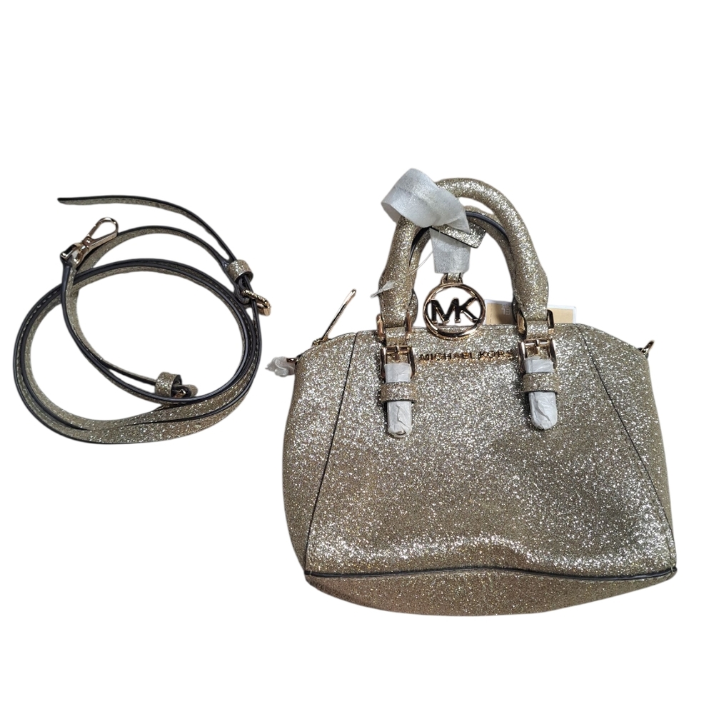 Michael Kors Sparkling Gold Satchel